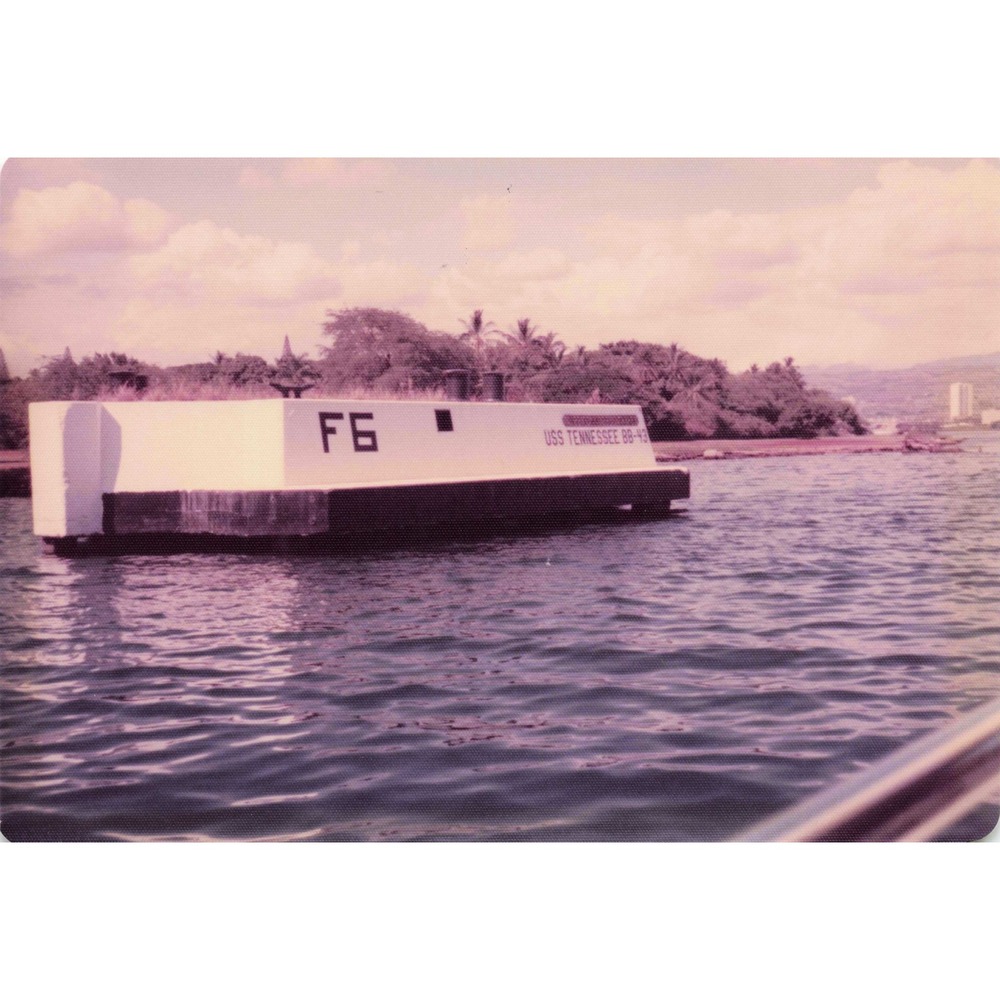 Vintage 1970s Pearl Harbor Battleship Row USS Tennessee Nevada Photos Lot of 8 - Picture 8 of 8